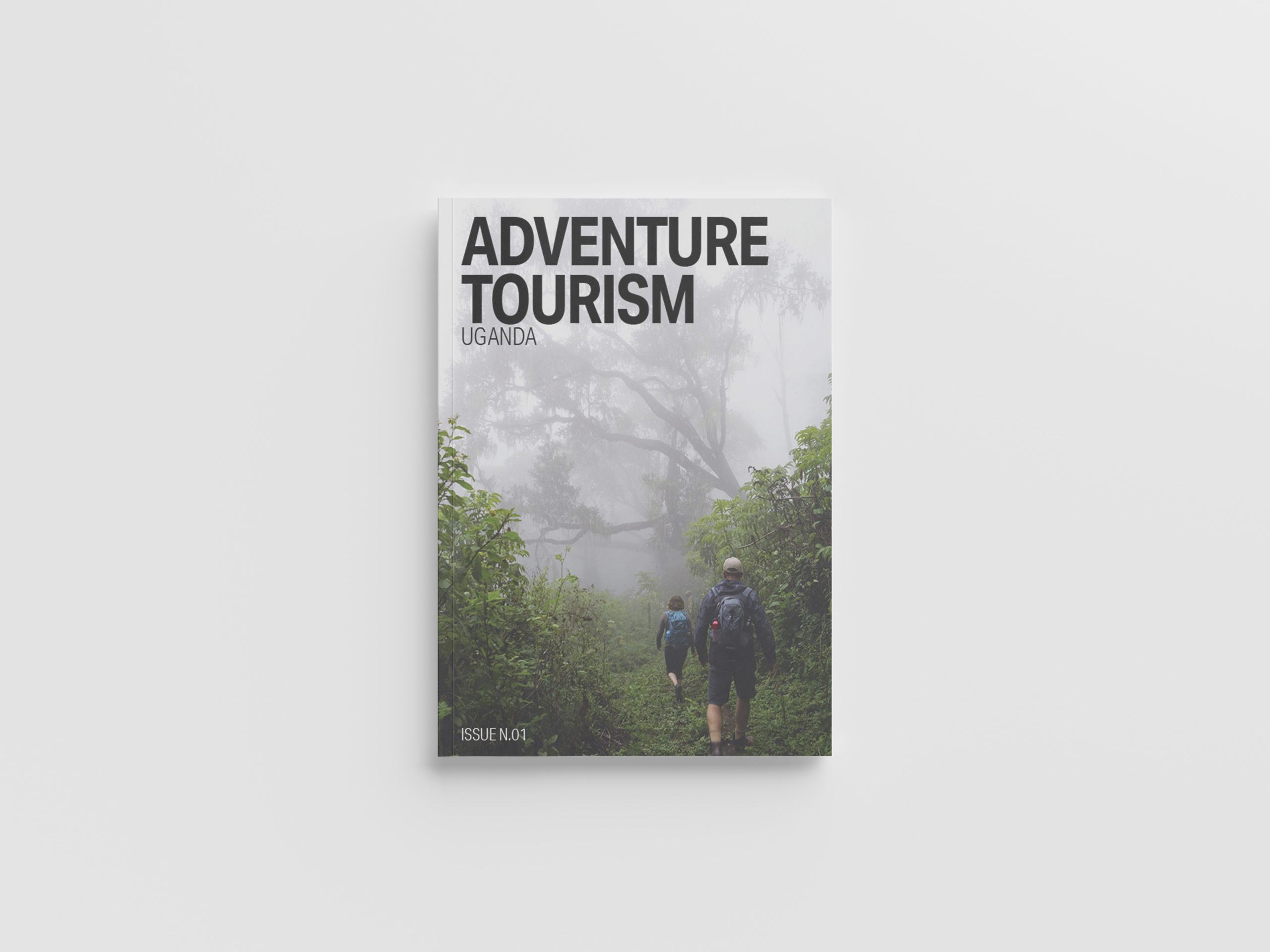 adventure tourism magazine mockup